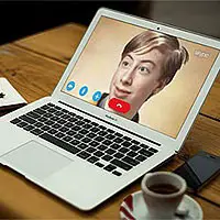 Effetto - MacBook Air. Video call