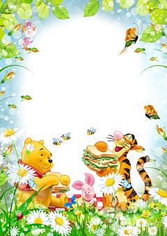 Picnic with Winnie the Pooh and his friends