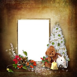 Photo frames. Waiting for Christmas