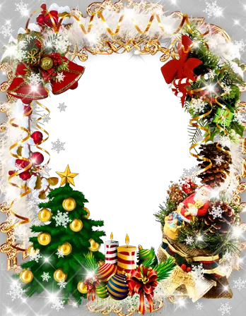 Photo frames. Christmas wreath