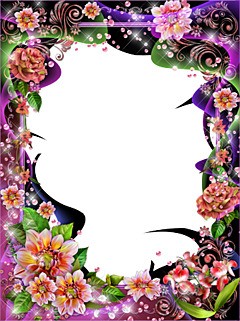 Flowers Photo Frames | LoonaPix - Roses, Tulips, Poppies! (60+ frames)