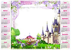 Calendar 2018. Magic castle Calendar 2018. Magic castle