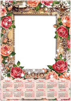 Calendar 2018. Magic lights