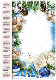 Calendar 2018. New Year is coming Calendar 2018. New Year is coming