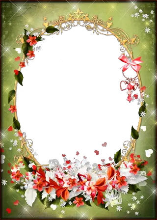 Photo frames. Flowerets