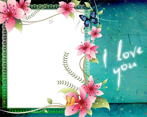 Foto Lijsten Exotic Frame I Love You