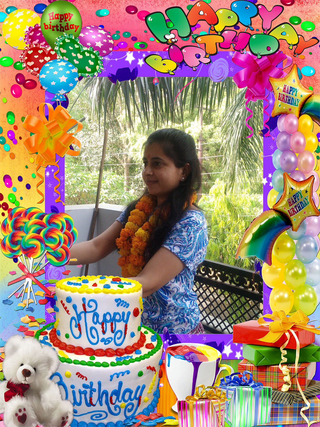 Photo frames. Birthday party accessories 59064662