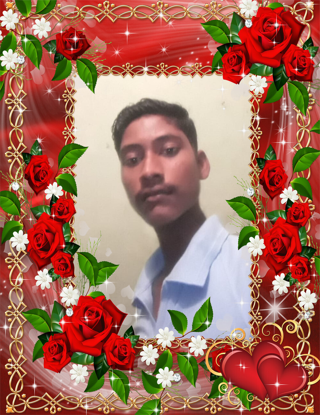 Photo frames. Love in roses 59704216