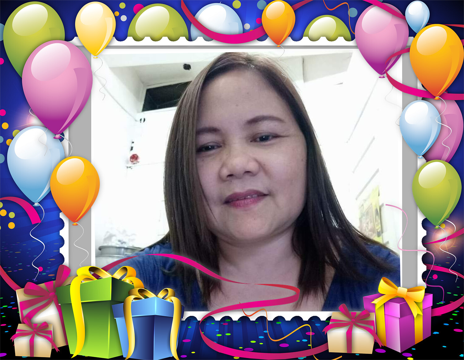 Photo frames. Birthday frame with balloons 60300032