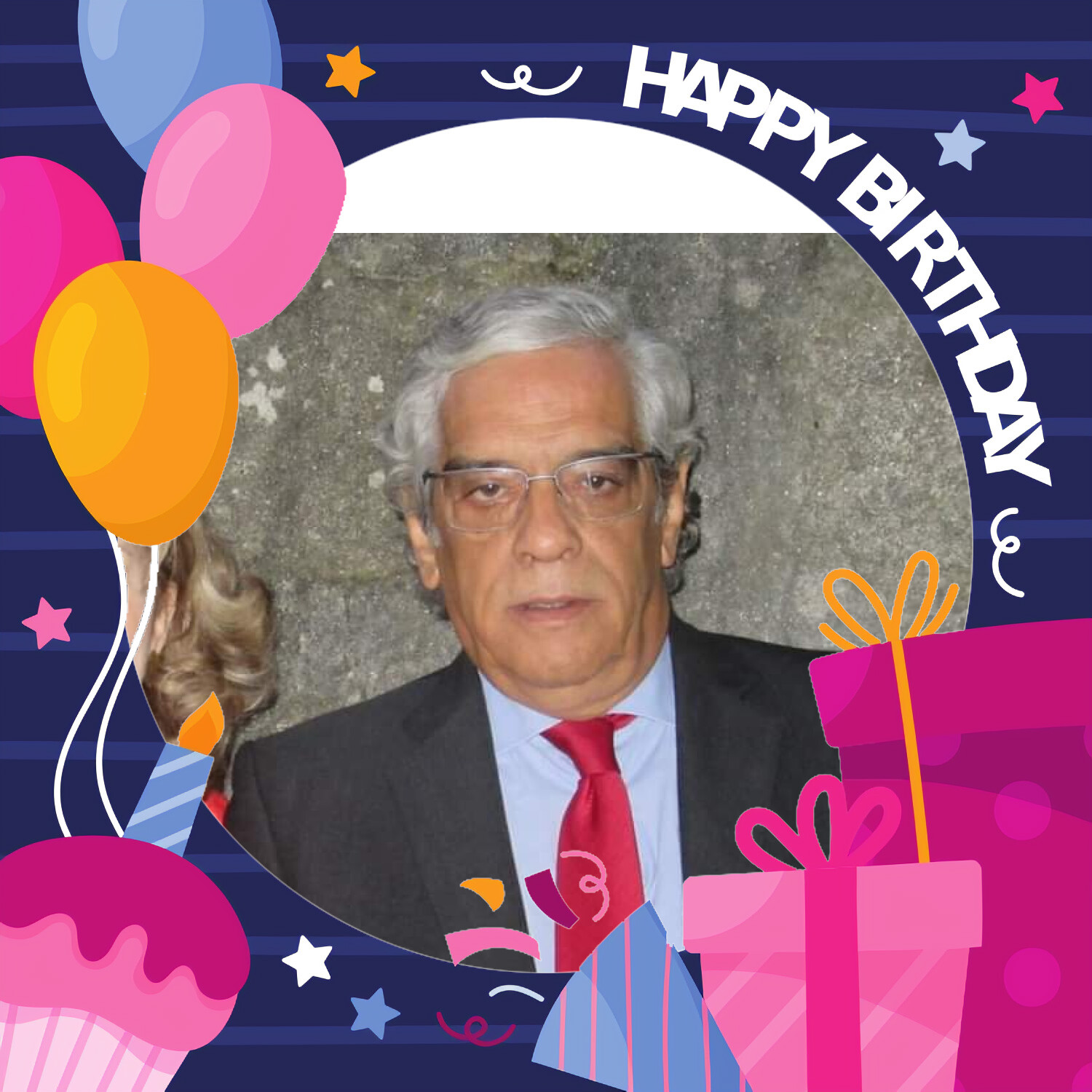 Photo frames. Festive birthday frame 60308281