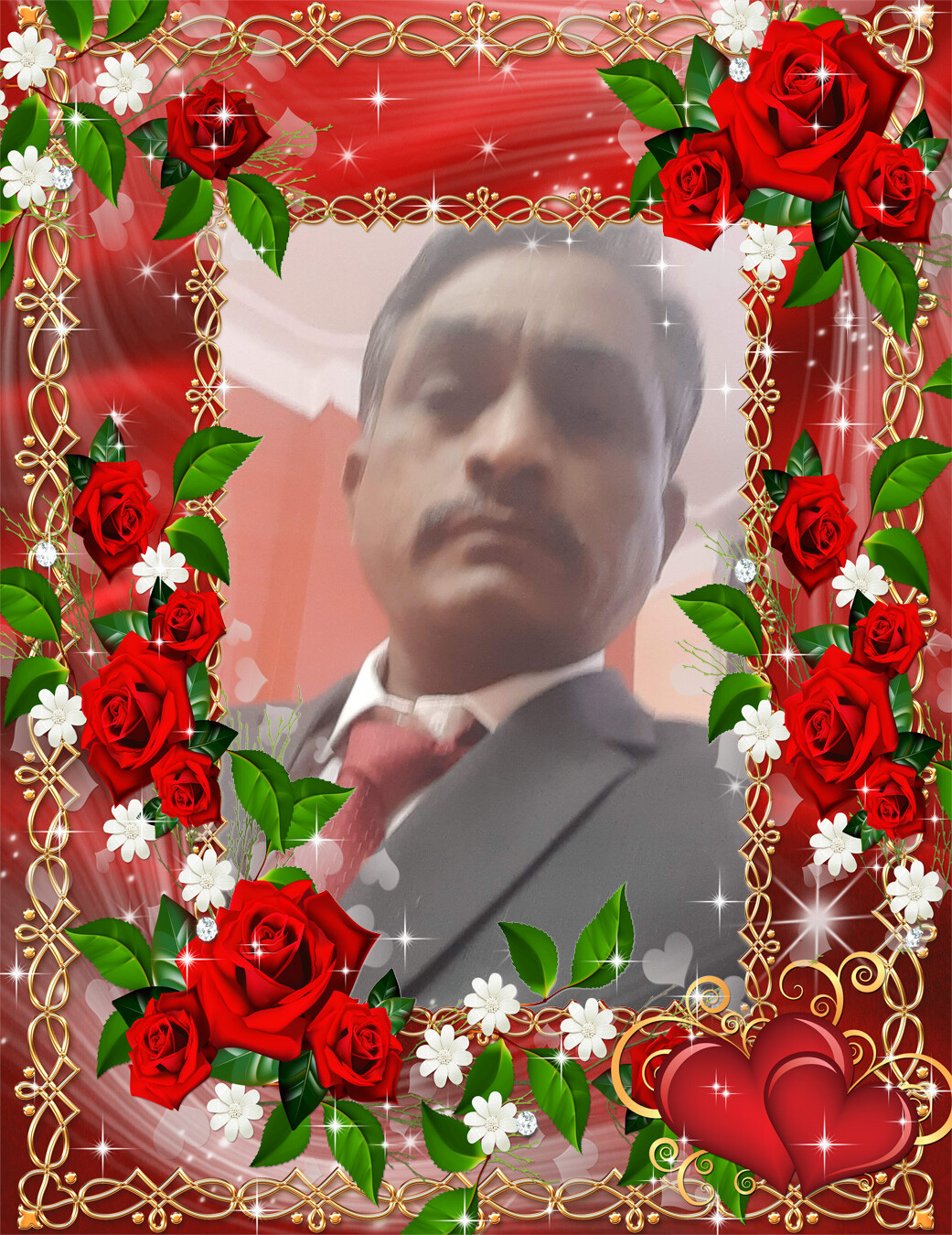 Photo frames. Love in roses 61587886