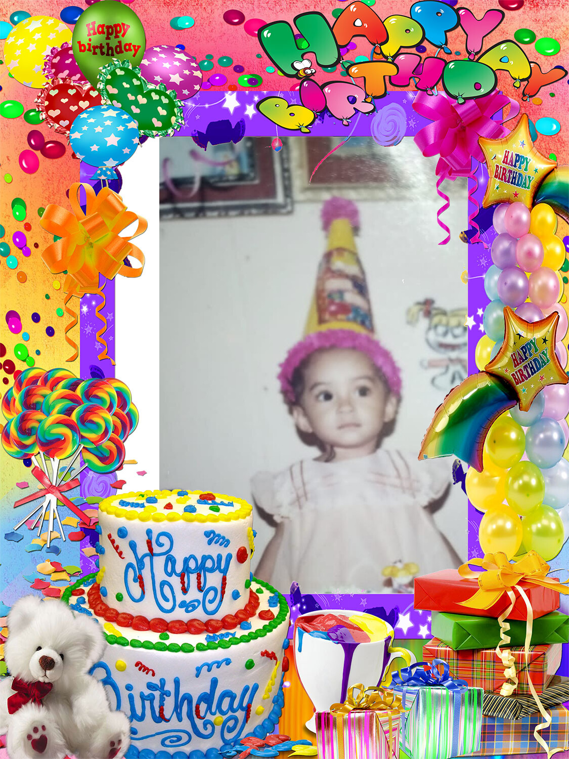 Photo frames birthday party accessories 62759624